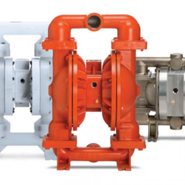 02-12396 WILDEN Air-Operated Double-Diaphragm Pump, Polypropylene, 1-inch, Pro-Flo Series