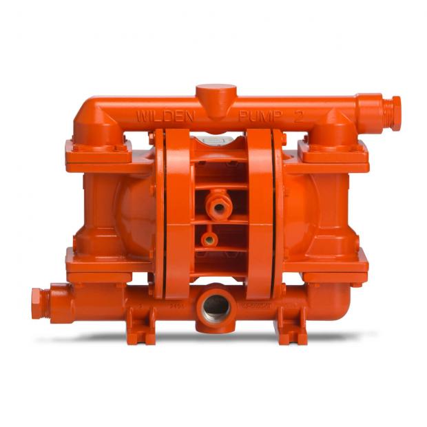 02-12839 WILDEN Air-Operated Double-Diaphragm Pump, IRON, 1-inch, Pro-Flo Series
