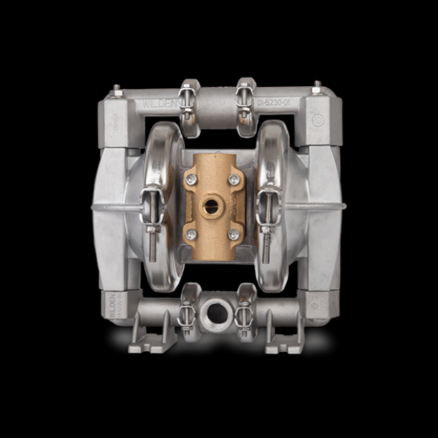 S01-0004 WILDEN Air-Operated Double-Diaphragm Pump, Aluminum, 1/2-inch, Turbo-Flo Series
