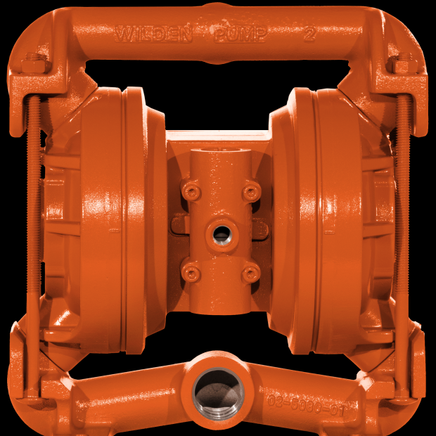 S02-0027 WILDEN Air-Operated Double-Diaphragm Pump, Aluminum, 1-inch, Turbo-Flo Z Series